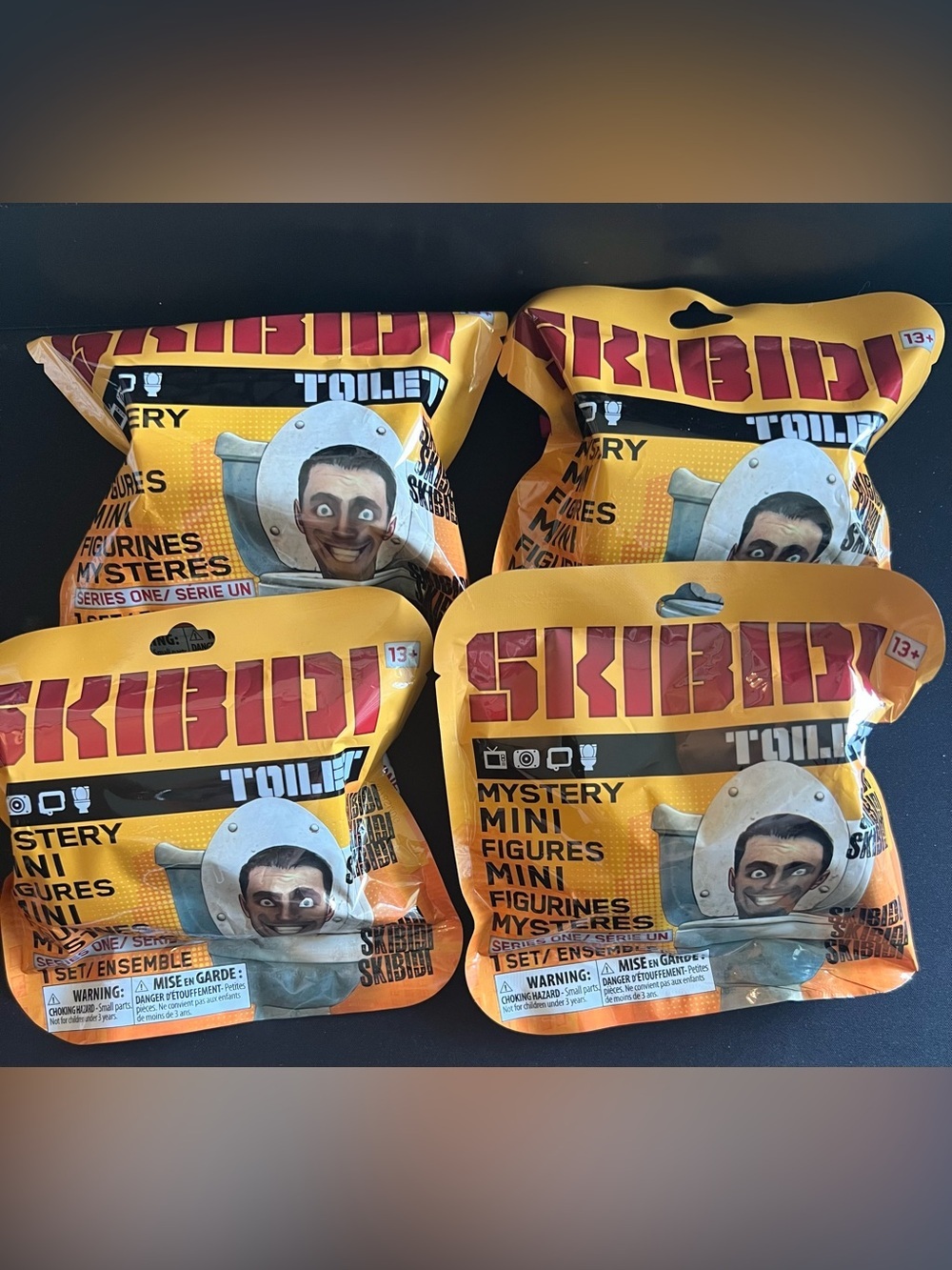 4X NEW Skibidi Toliet Mystery Mini Figures series 1